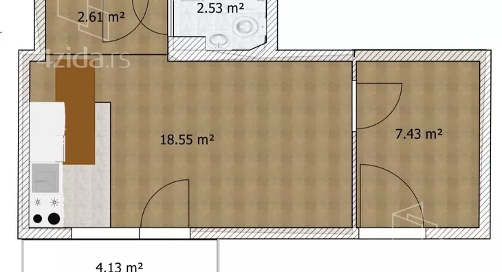 Trosoban stan | 4zida