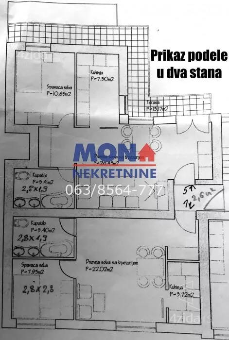 Troiposoban stan | 4zida