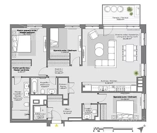 Četvorosoban stan | 4zida