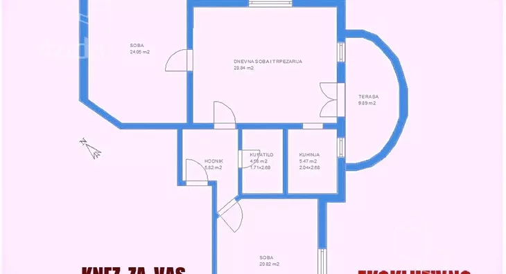 Trosoban stan | 4zida