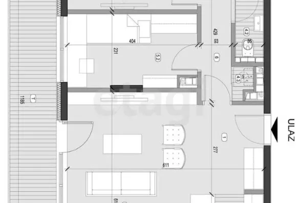Trosoban stan | 4zida