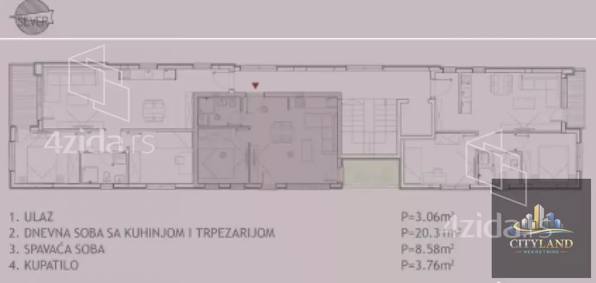 Jednoiposoban stan | 4zida