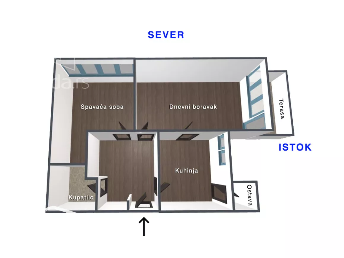 Dvosoban stan | 4zida