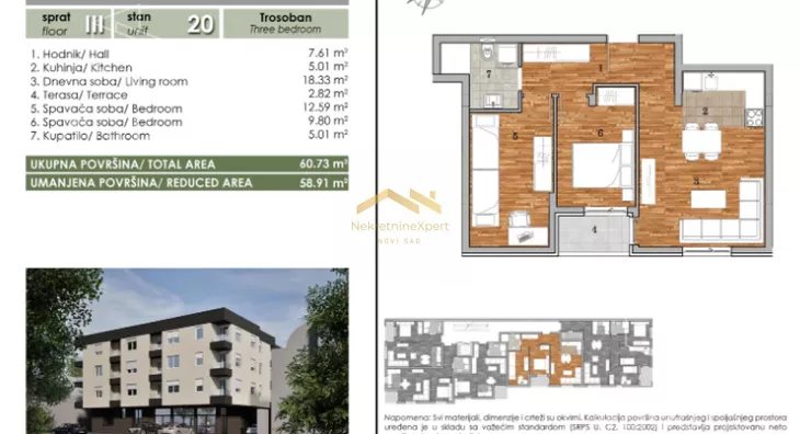 Trosoban stan | 4zida