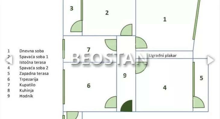 Trosoban stan | 4zida