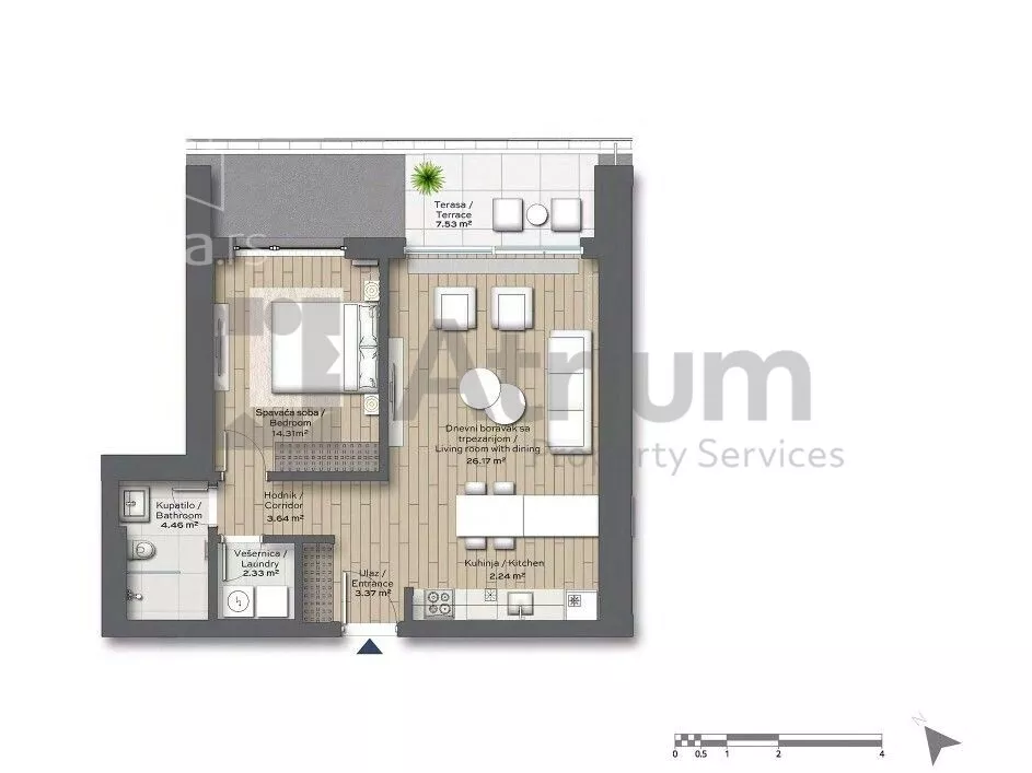 Dvosoban stan | 4zida