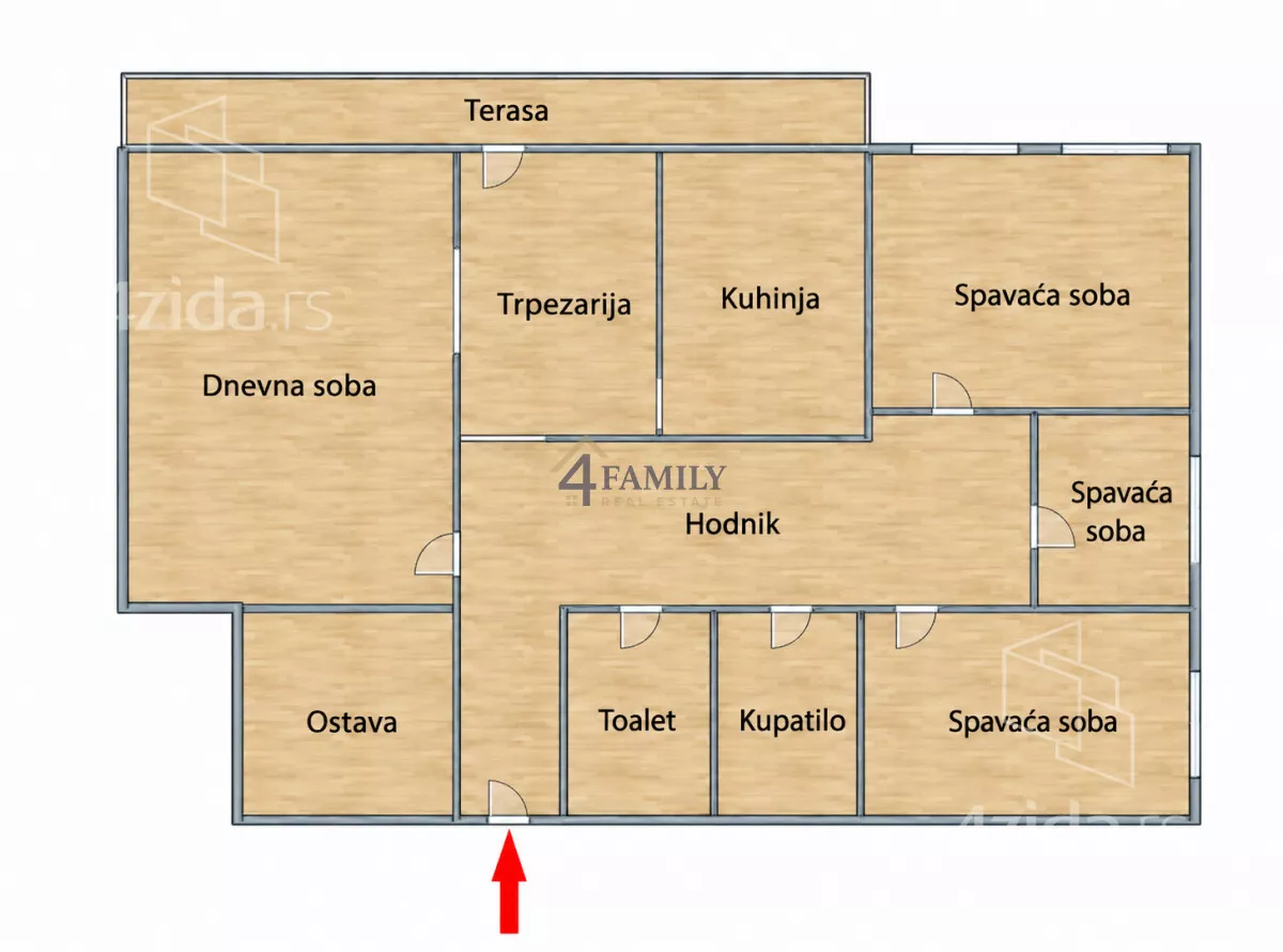 Troiposoban stan | 4zida