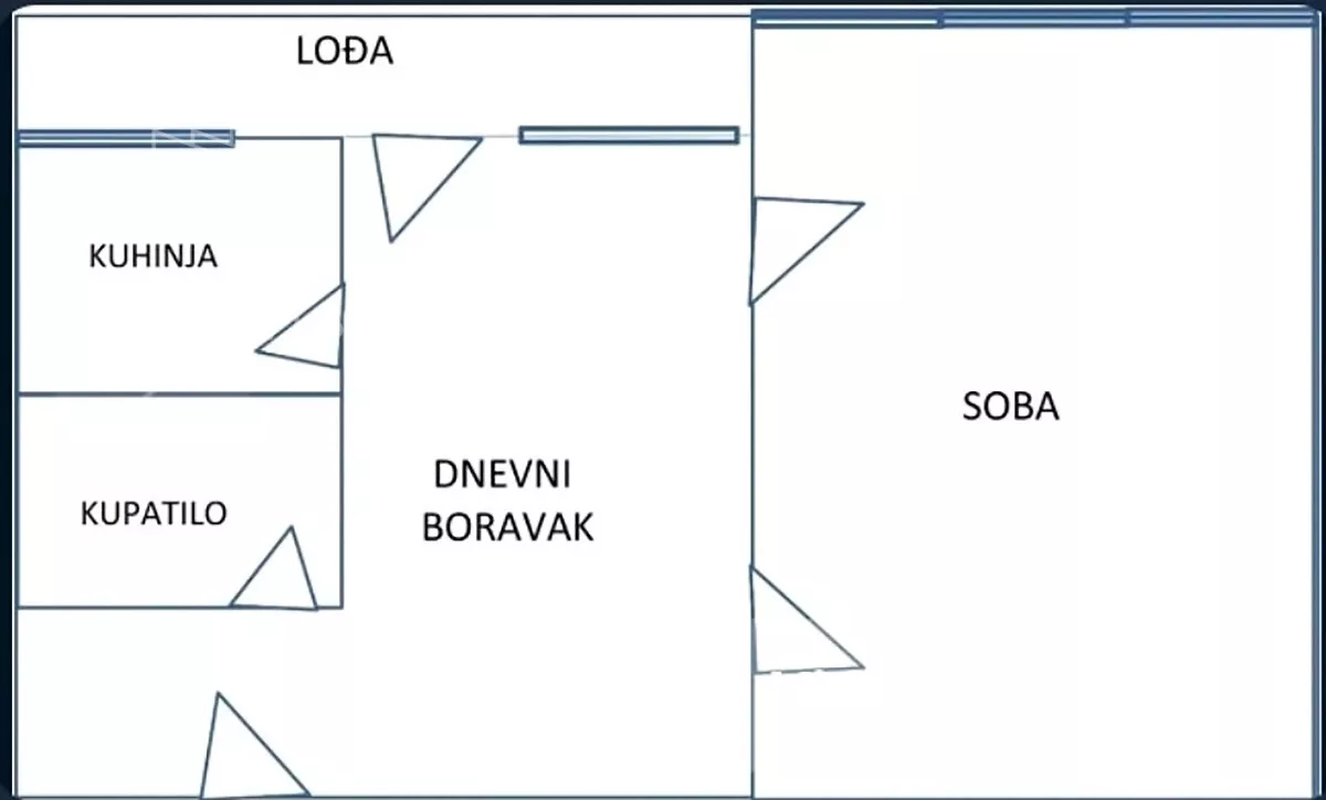 Jednosoban stan | 4zida