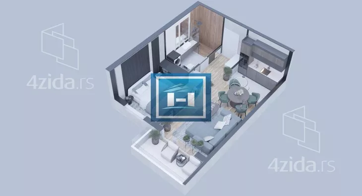 Jednosoban stan | 4zida