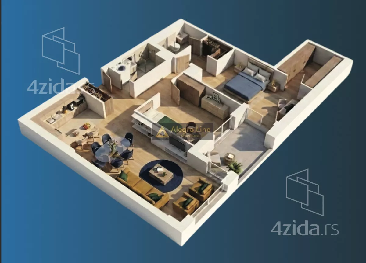 Trosoban stan | 4zida