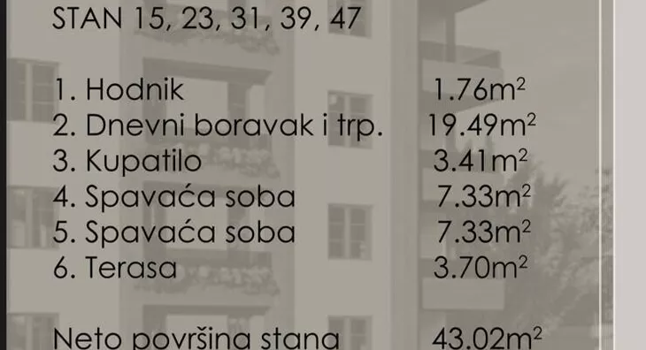 Dvosoban stan | 4zida