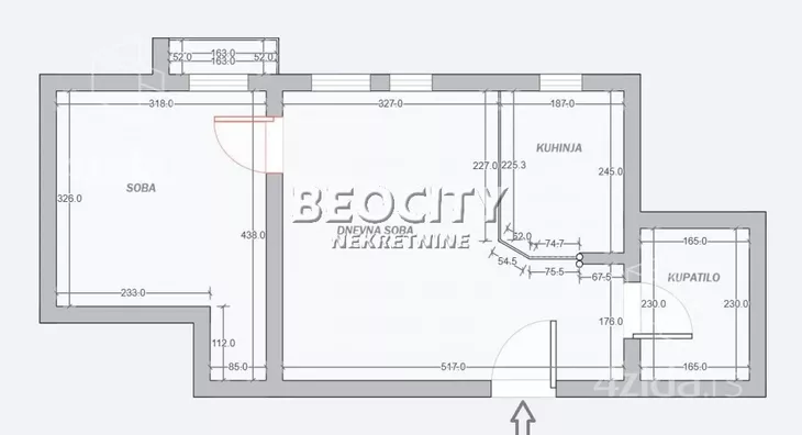 Jednoiposoban stan | 4zida