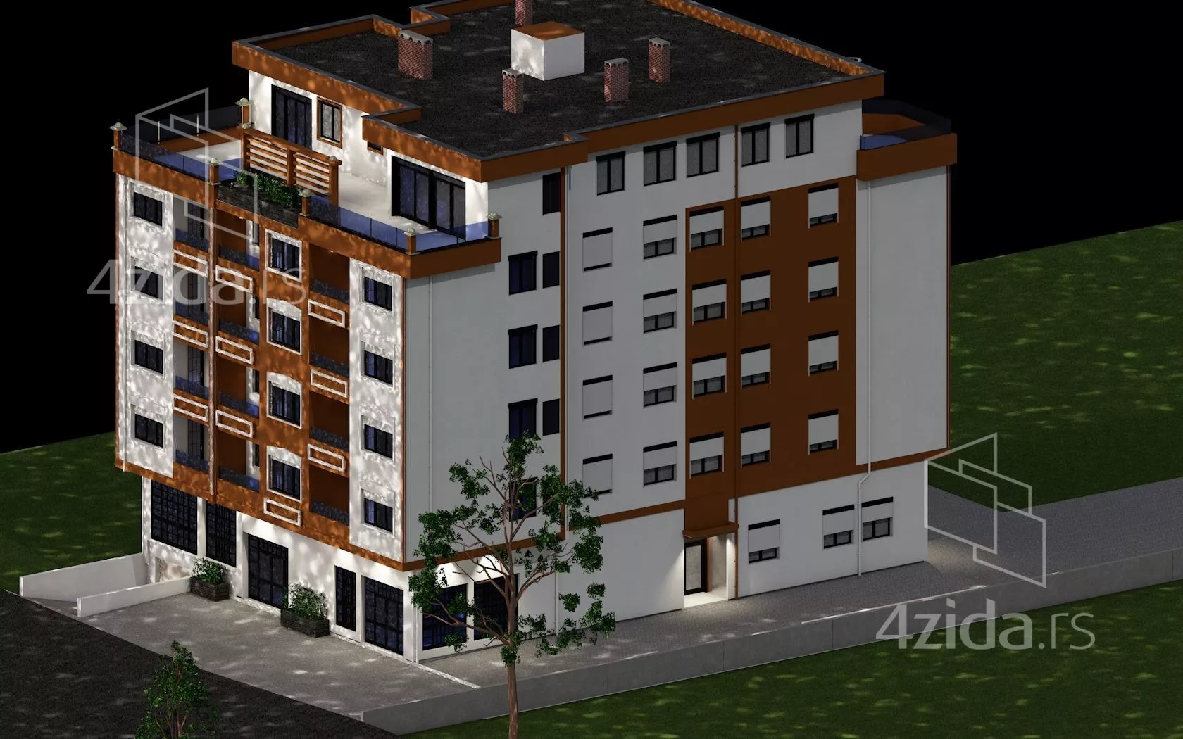 Jednoiposoban stan | 4zida