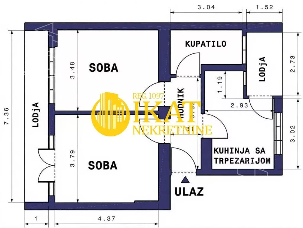 Dvosoban stan | 4zida