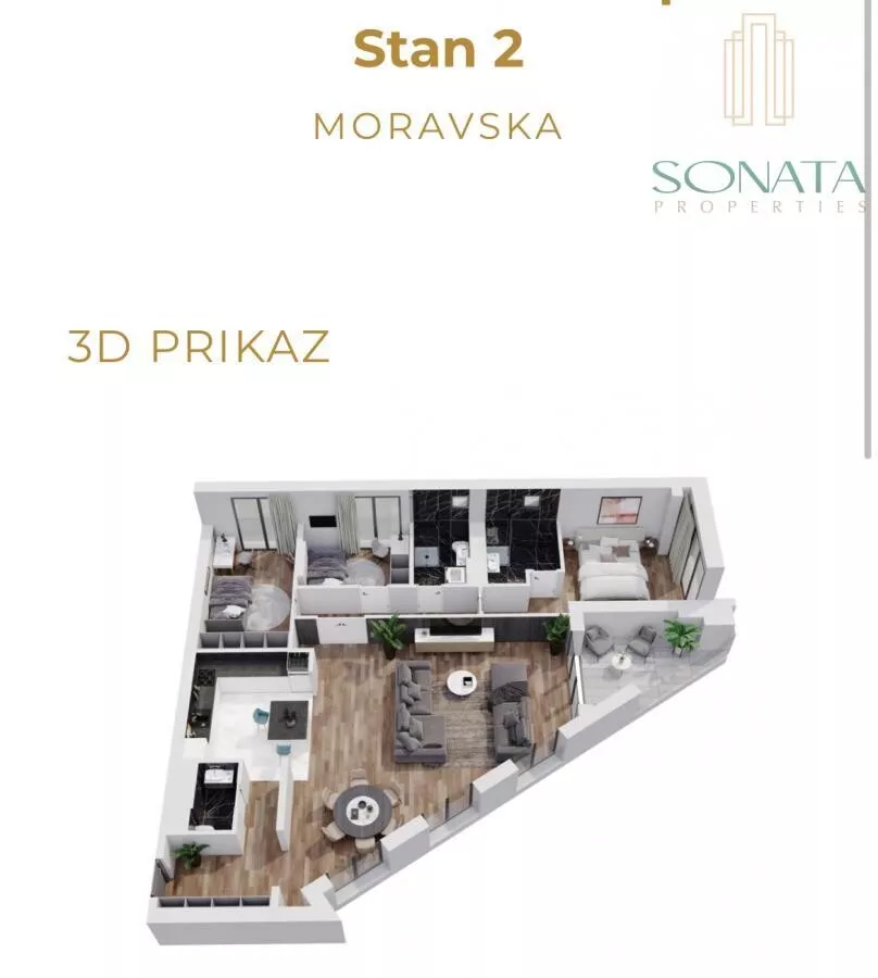 Četvorosoban stan | 4zida