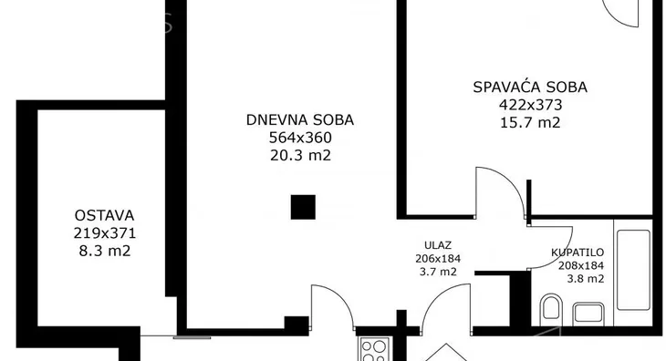 Dvosoban stan | 4zida