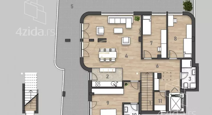 Četvorosoban stan | 4zida