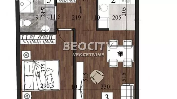 Dvosoban stan | 4zida