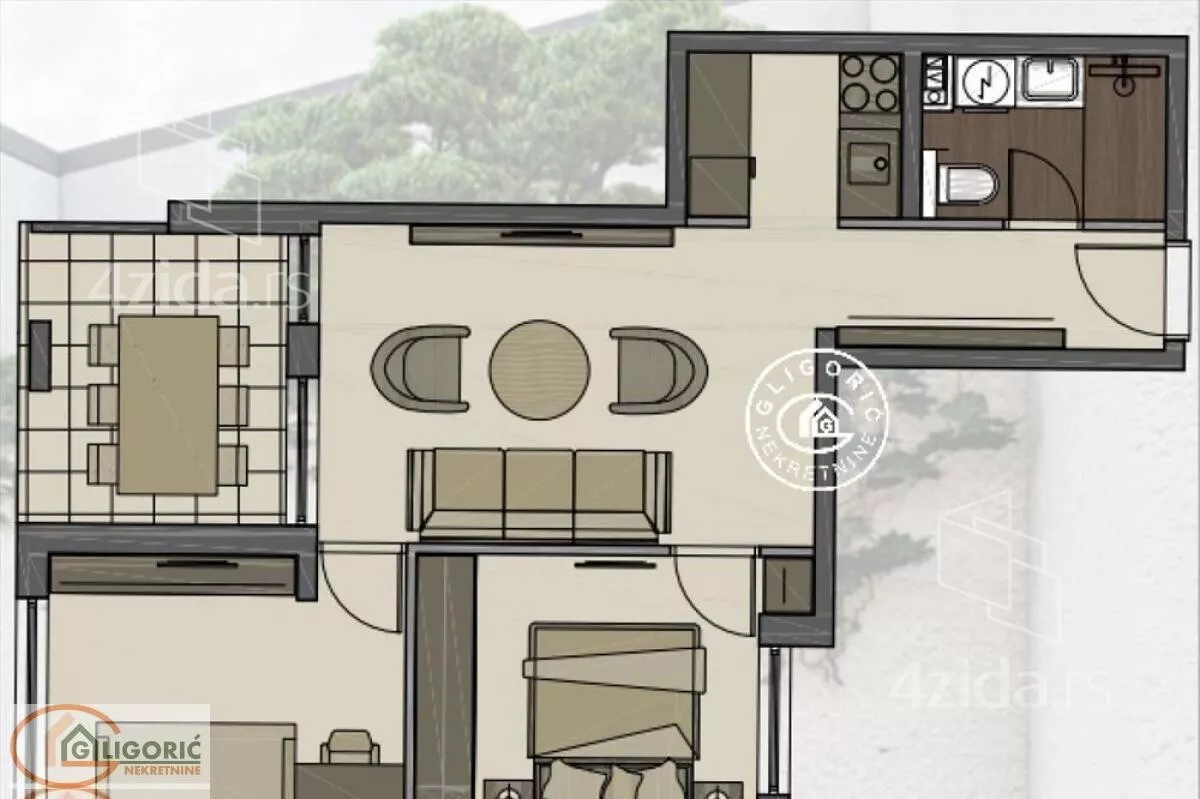 Dvoiposoban stan | 4zida