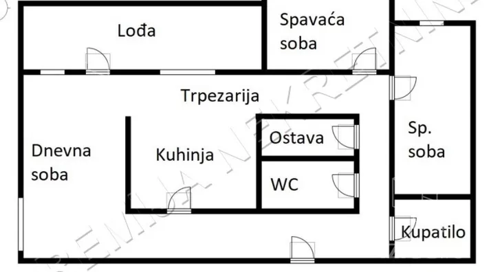 Trosoban stan | 4zida