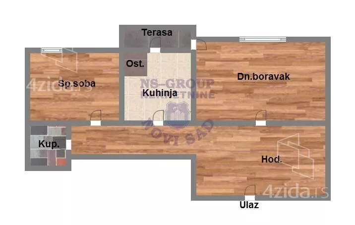 Dvosoban stan | 4zida