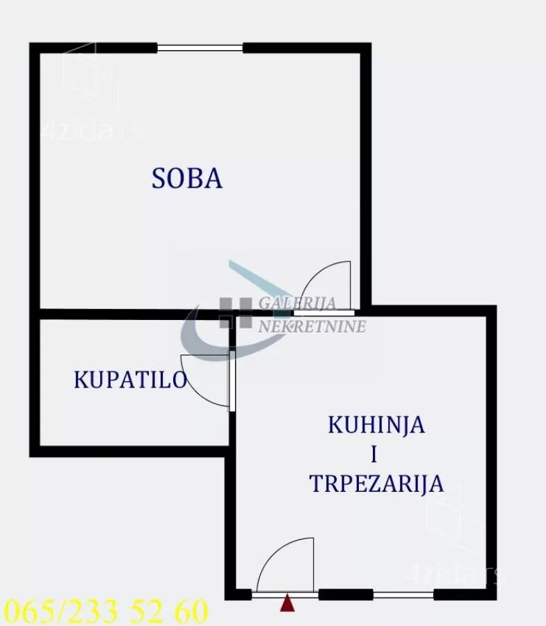 Jednosoban stan | 4zida