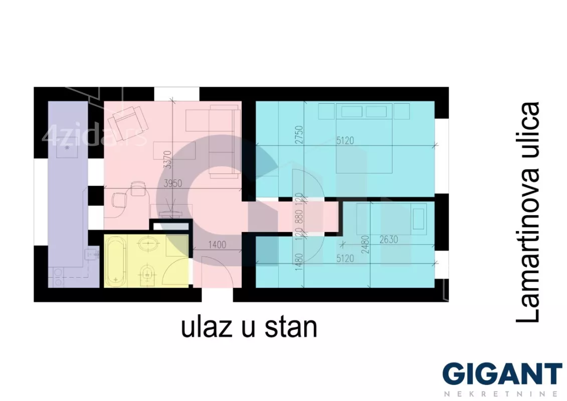 Dvoiposoban stan | 4zida