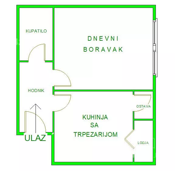 Jednosoban stan | 4zida