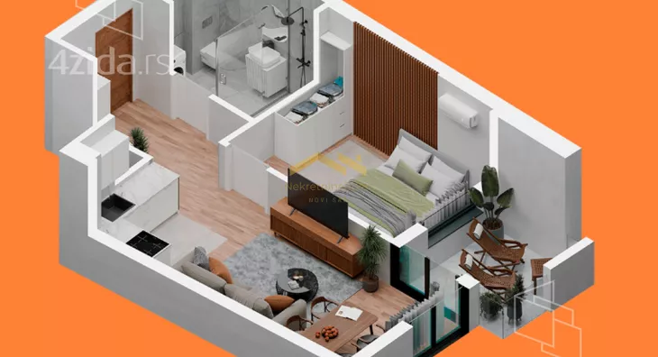 Dvosoban stan | 4zida