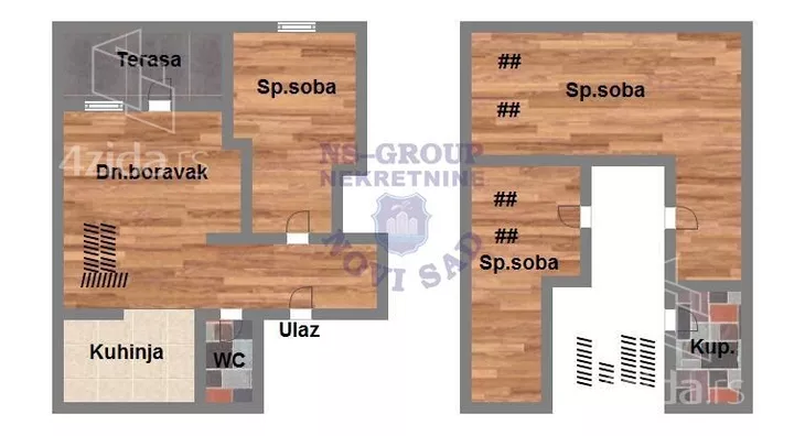 Troiposoban stan | 4zida