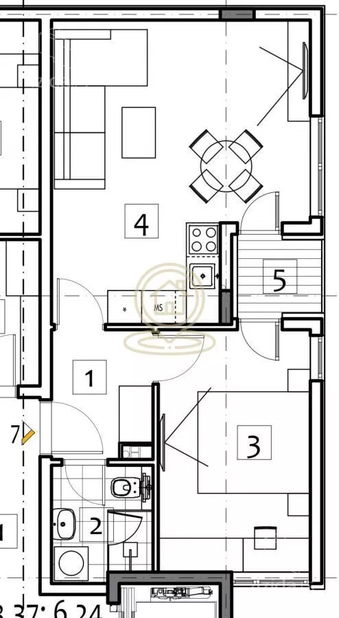 Jednoiposoban stan | 4zida