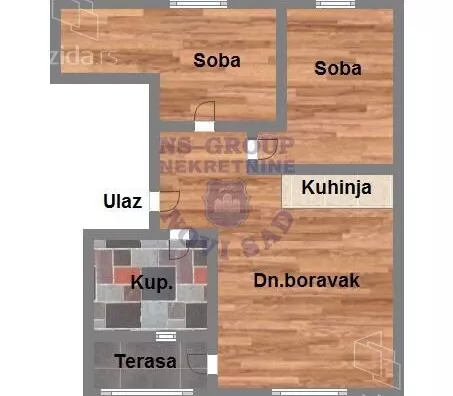 Trosoban stan | 4zida