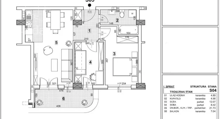 Trosoban stan | 4zida