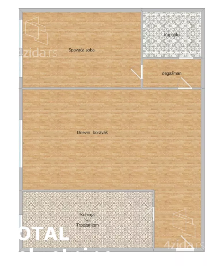 Dvosoban stan | 4zida