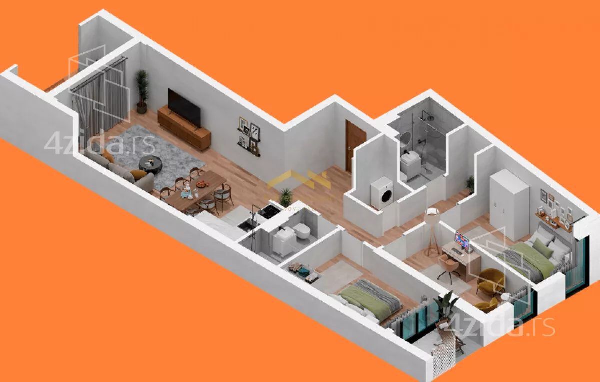 Četvorosoban stan | 4zida