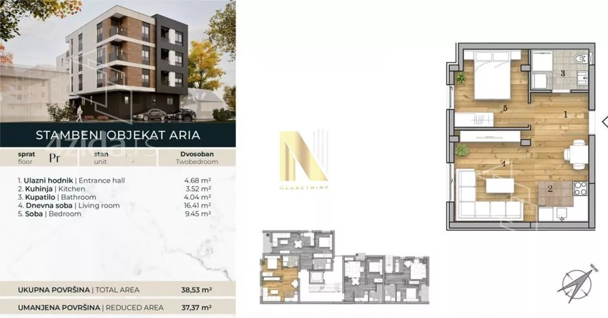 Dvosoban stan | 4zida