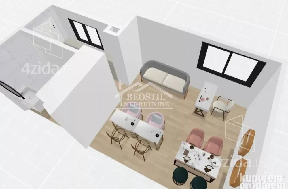 Jednosoban stan | 4zida