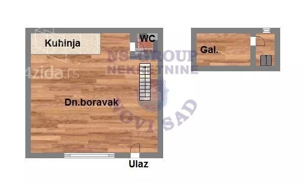 Jednoiposoban stan | 4zida