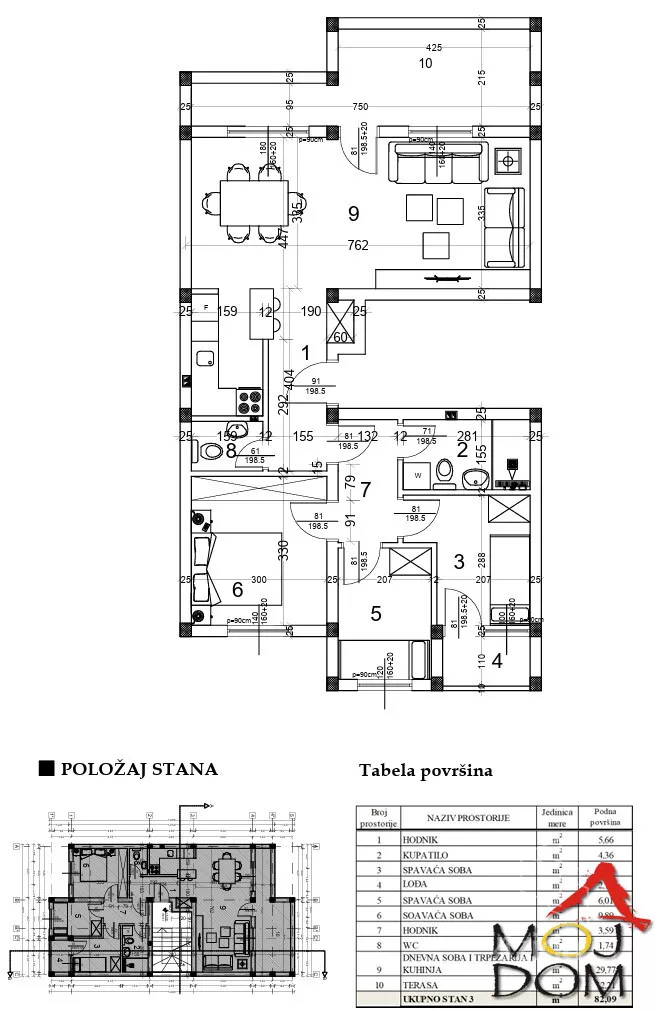 Četvorosoban stan | 4zida