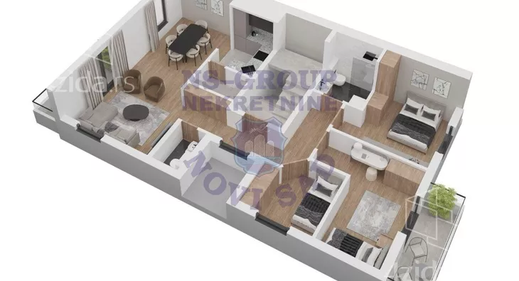 Troiposoban stan | 4zida