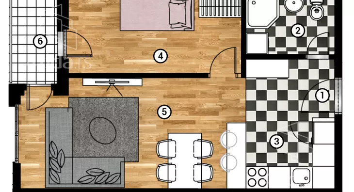 Dvosoban stan | 4zida