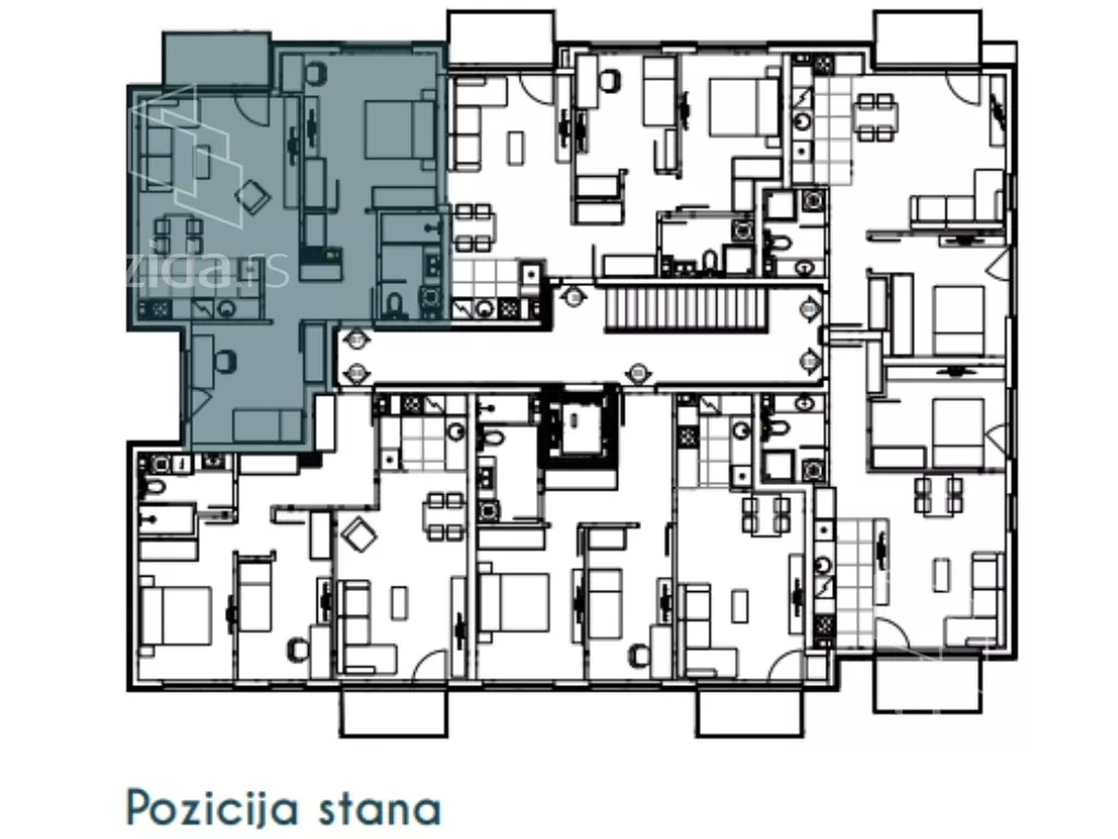 Trosoban stan | 4zida