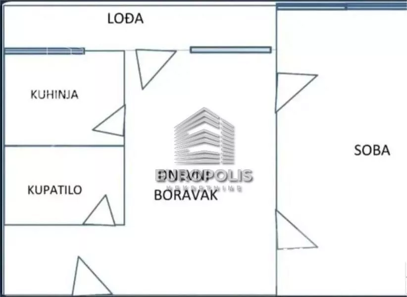 Jednoiposoban stan | 4zida