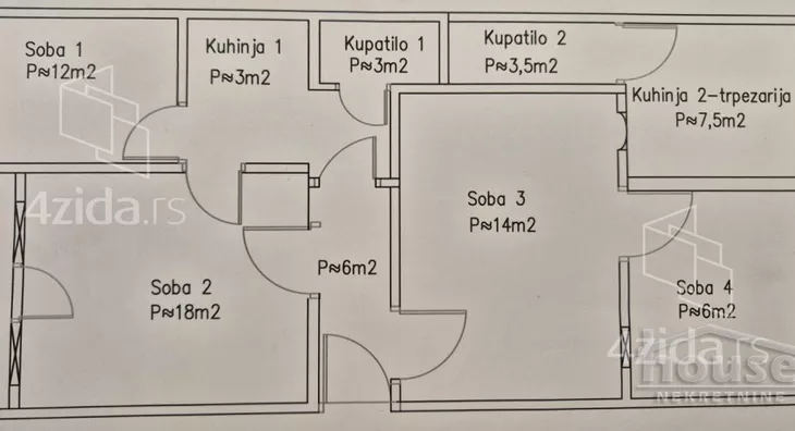 Dvoiposoban stan | 4zida