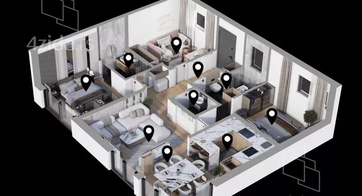 Četvoroiposoban stan | 4zida