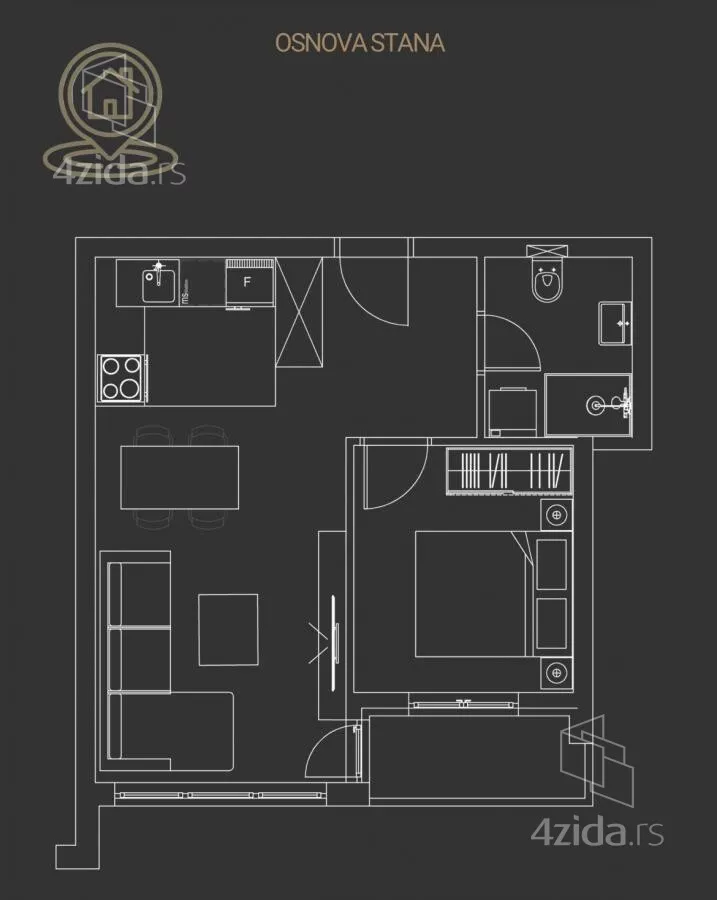 Dvosoban stan | 4zida