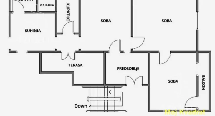 Trosoban stan | 4zida