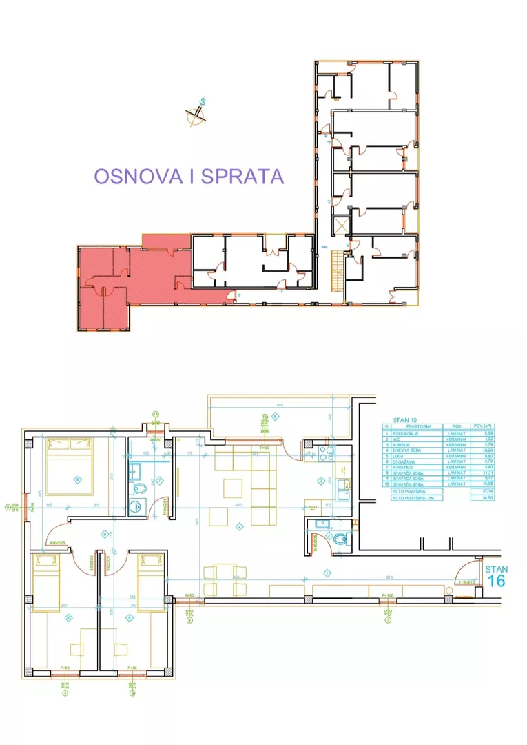 Trosoban stan | 4zida