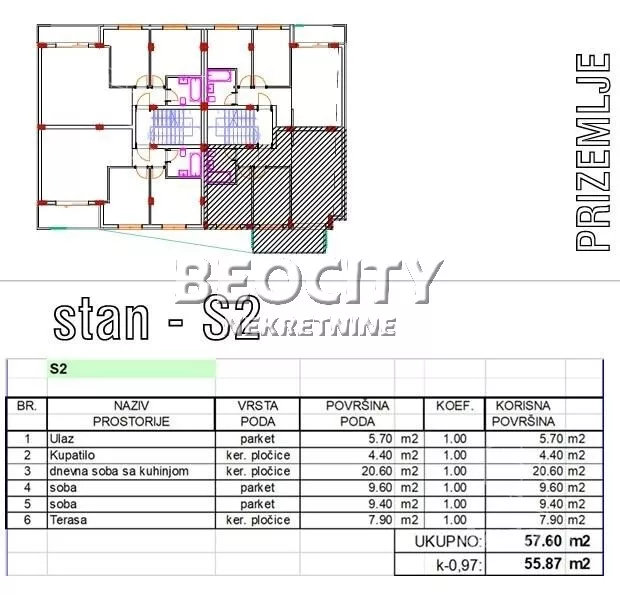 Trosoban stan | 4zida