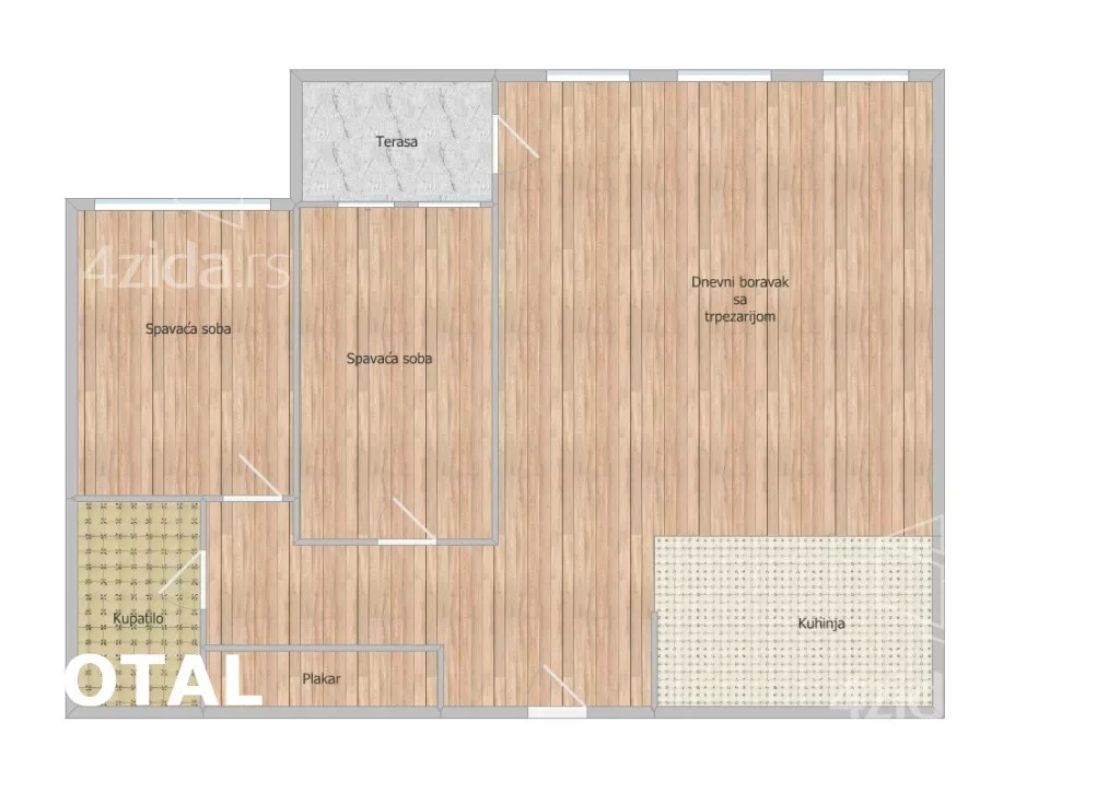 Dvoiposoban stan | 4zida